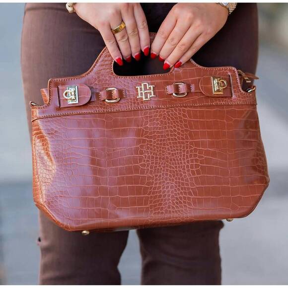 CAROLINE HILL Handbags - NEW CAROLINE HILL women's savannah handbag in saddle